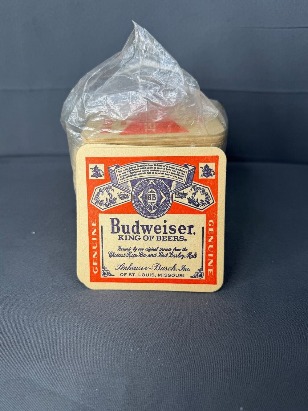 Vintage Budweiser Coasters For All You Do This Bud's For You Large Lot See Pics